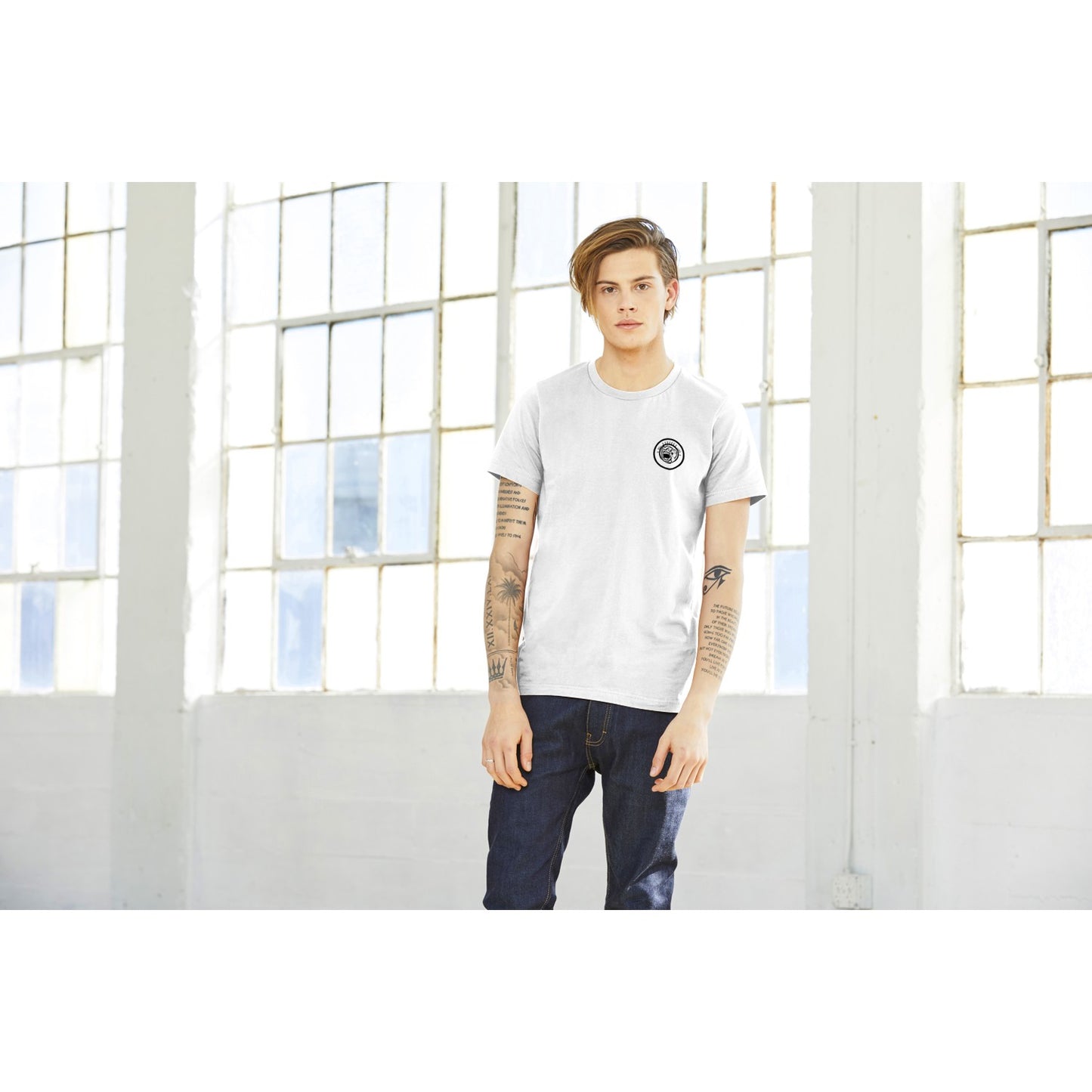 Rabble Unisex White Tee