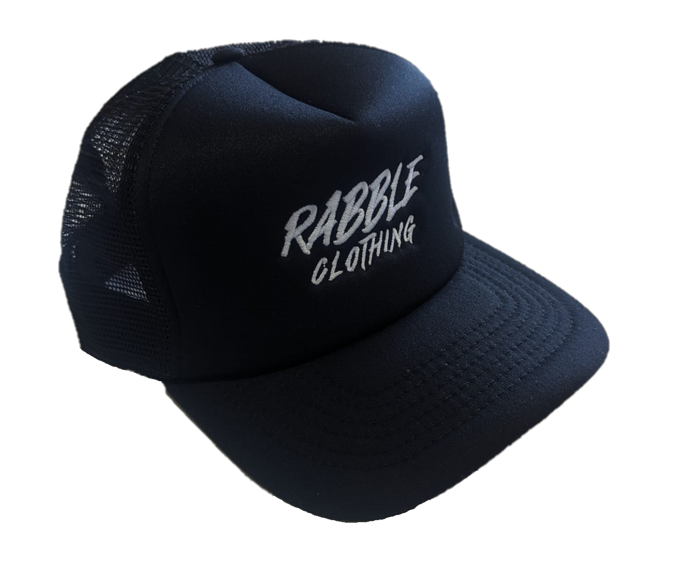 Rabble Black Trucker Cap Rabble Clothing