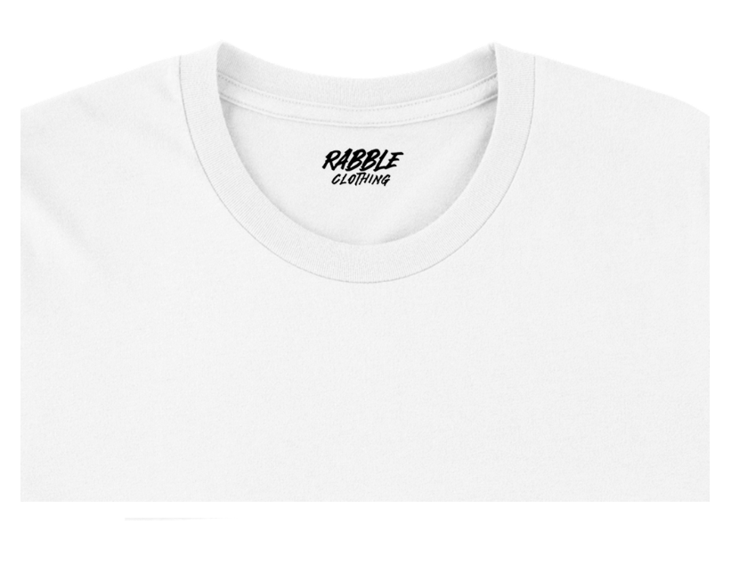 Rabble Unisex White Tee