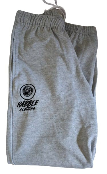 Rabble Grey Cuffed Joggers