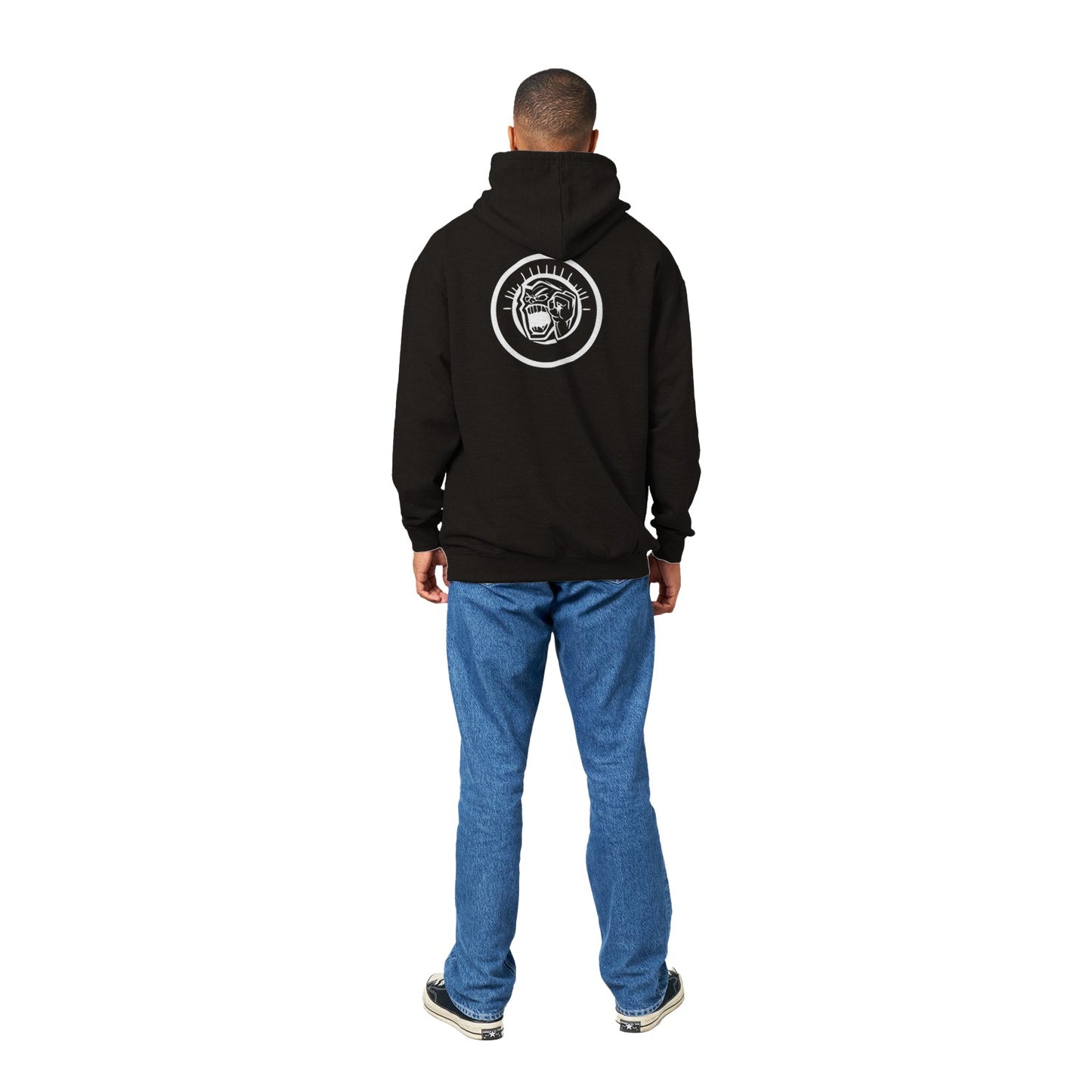 Rabble Unisex Black Hoodie