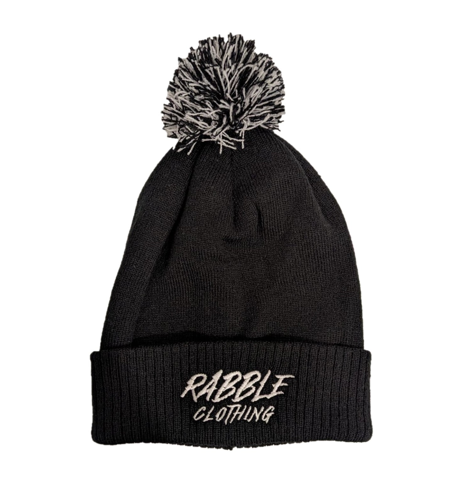 Rabble Black Snowstar Beanie