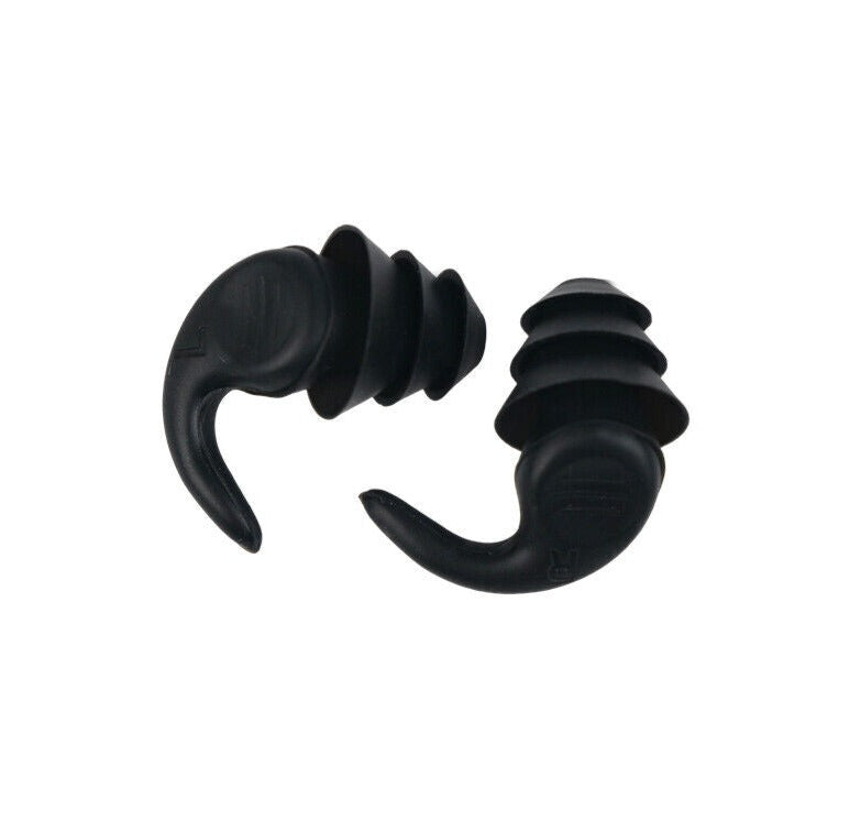 Rabble Noise Cancelling 3 Layer Black Earplugs