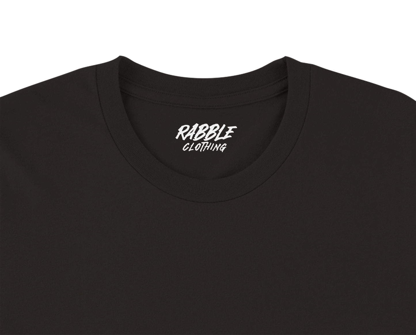 Rabble Multi Logo Unisex Black Tee