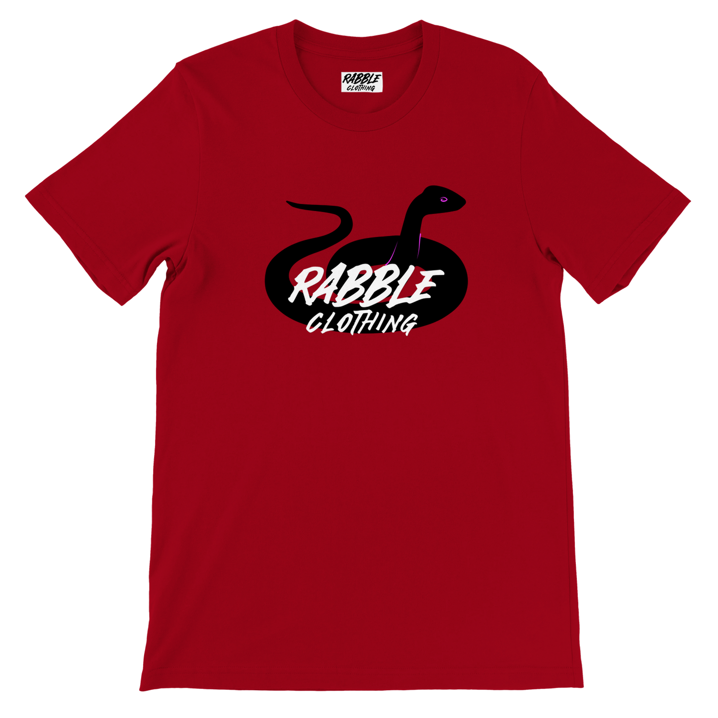 "Snake" Rabble Unisex Red Tee